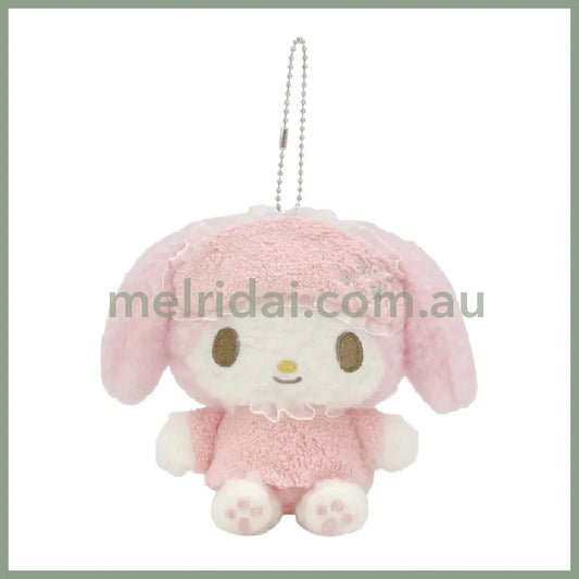 SANRIO | My Melody Mascot Holder Plush Keychain Bag Charm 130×145×70mm (Pajamas)