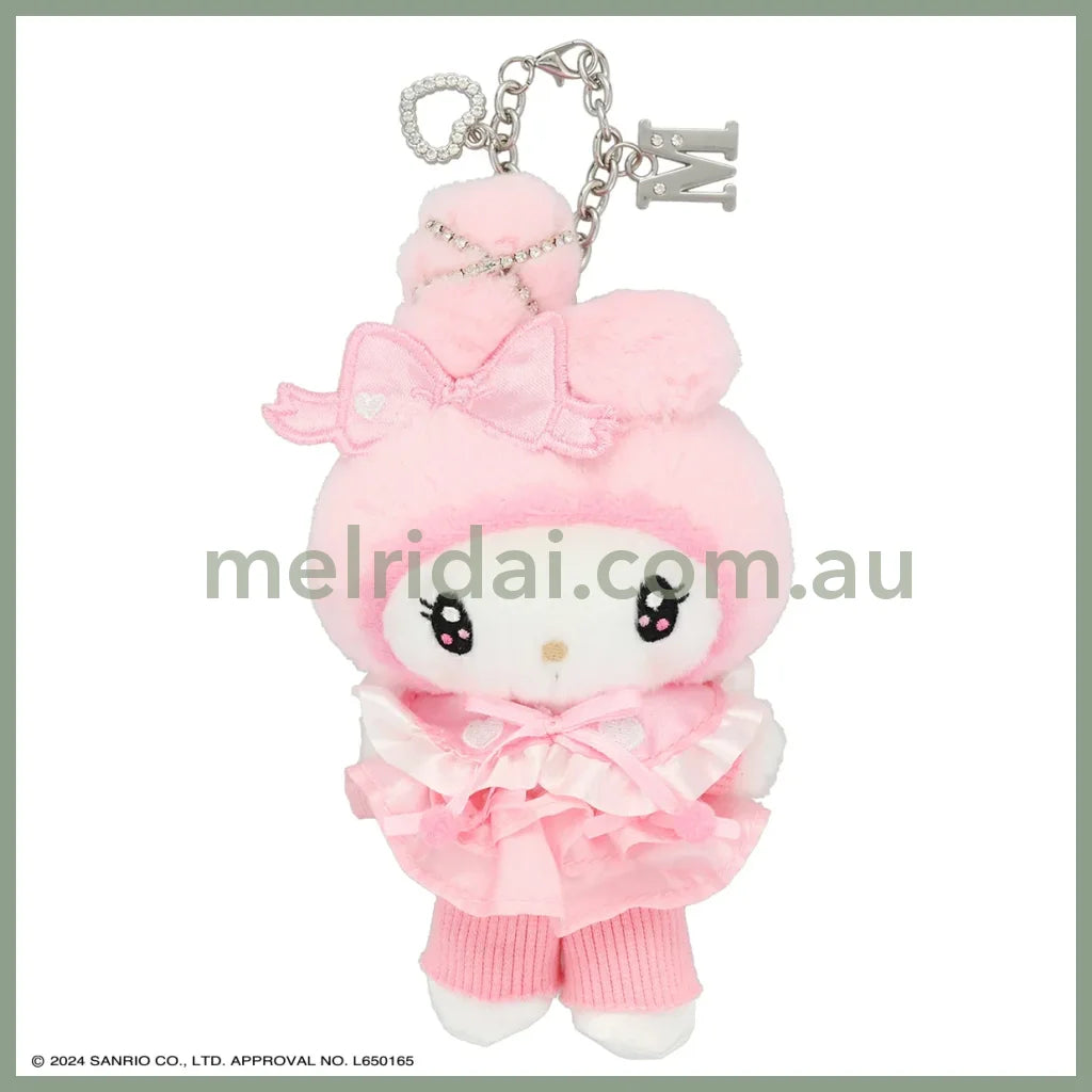Sanrio | My Melody Mascot Holder Plush Keychain W96 × H170 D60Mm (Twin Idol)