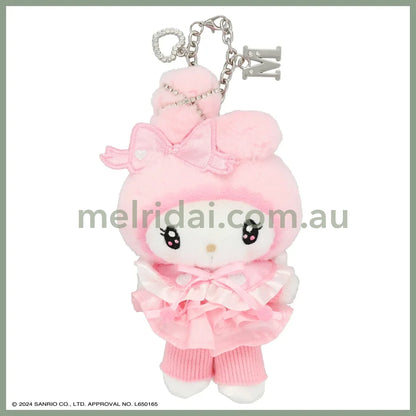 Sanrio | My Melody Mascot Holder Plush Keychain W96 × H170 D60Mm (Twin Idol)