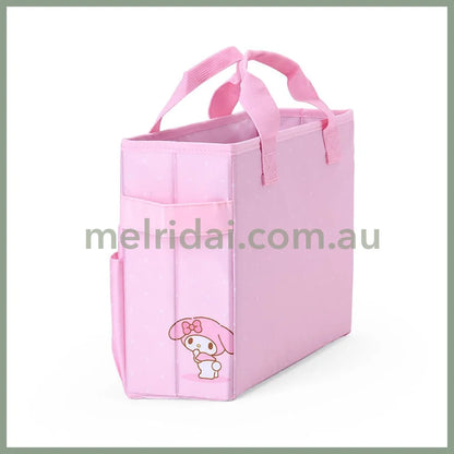 SANRIO | My Melody Meeting Box Storage with Handle Portable Desk Organizer 35.6 x 27.2 x 3.4cm