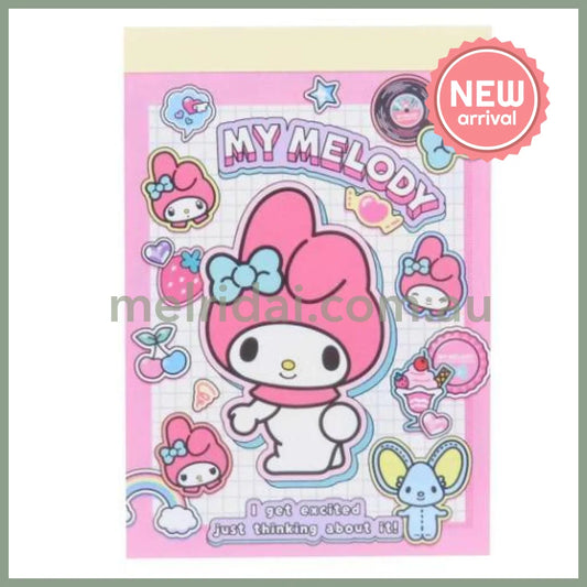 SANRIO | My Melody Mini Notepad 62×89×8mm