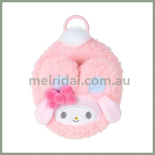 SANRIO | My Melody Mini Pouch Charm with Carabiner 10.5 x 10.1 x 7.2cm (Spring Rabbit)