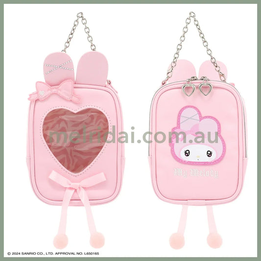 Sanrio | My Melody Multi Pouch Twin Idol W105 × H145 D65 (Heart Window For Showing Off)