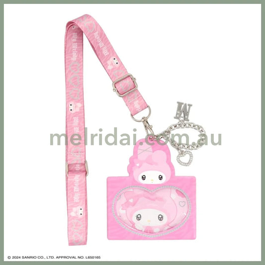 Sanrio | My Melody Pass Case Card Holder With Neck Strap W103 × H121Mm (Twin Idol)