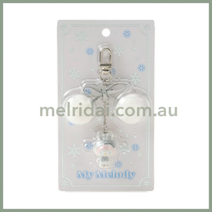 Sanrio | My Melody Phone Charm Keychain 9.3×2.5×17Cm (Fluffy Snow Rabbit)