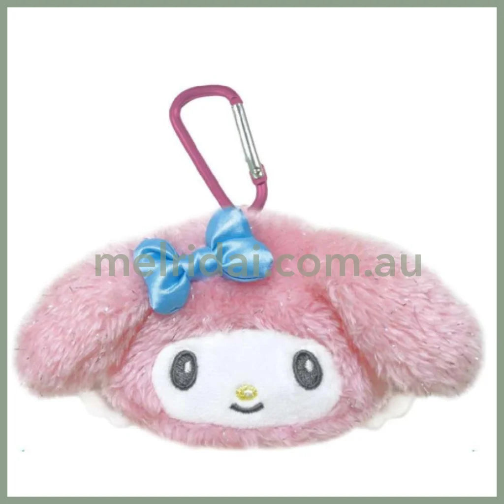 SANRIO | My Melody Pink Mini Pouch with Carabiner H70×W148×D35mm (Angel and Devil Serie)