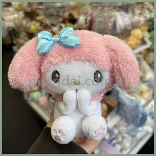 SANRIO | My Melody - Pink Sitting Plush Toy Plush Doll 198×164×112mm (Angel and Devil Serie)