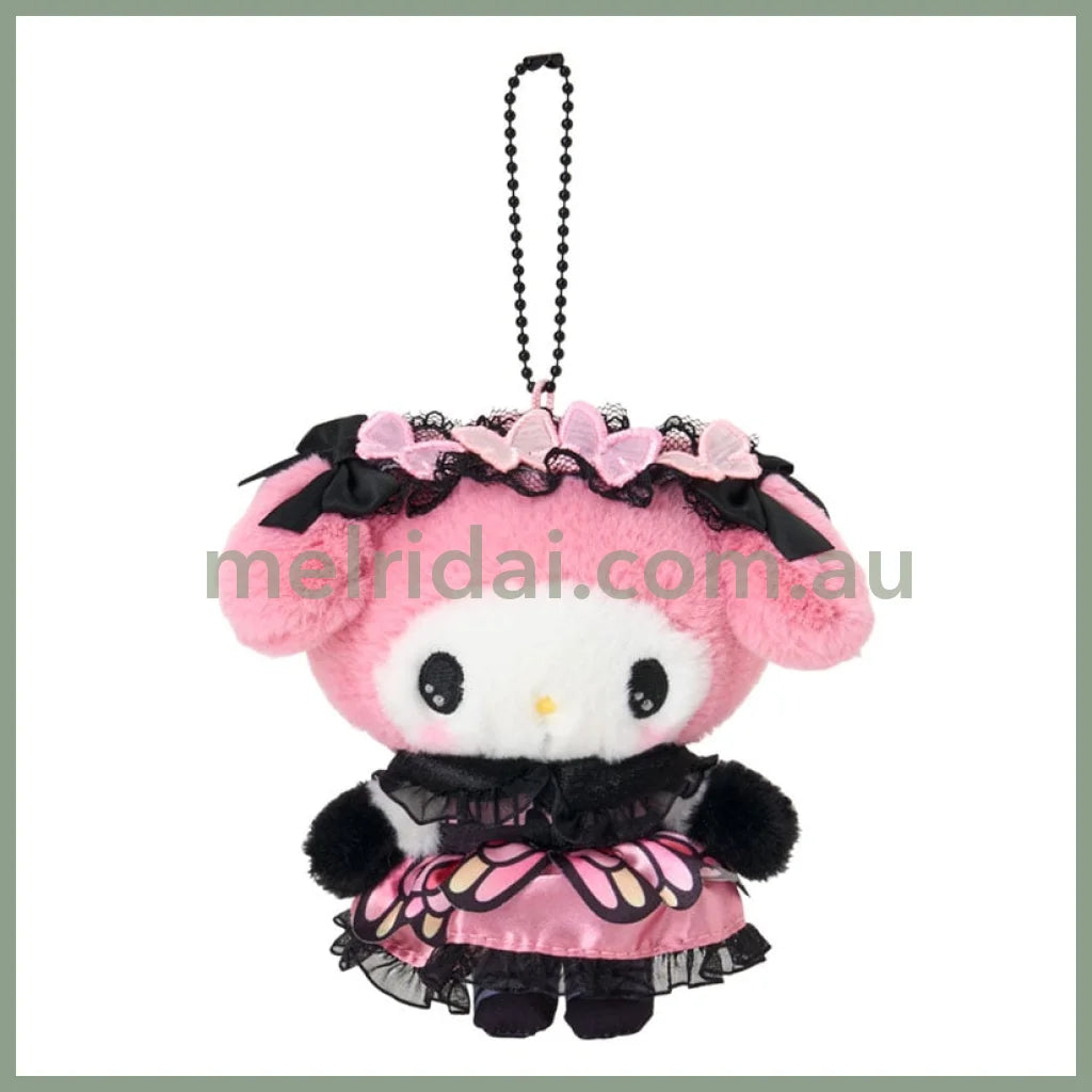 SANRIO | My Melody Plush Keychain Bag Charm Mascot Holder 160×60×110mm (Butterfly)