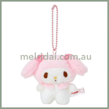 Sanrio | My Melody Plush Keychain/Mascot Badge 9×4×8Cm (Pitatto Friends Photo)