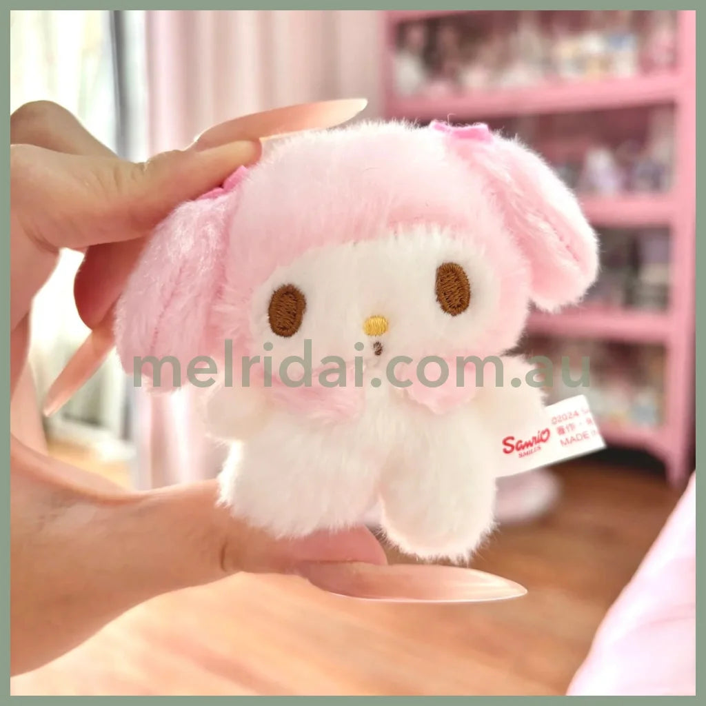 Sanrio | My Melody Plush Keychain/Mascot Badge 9×4×8Cm (Pitatto Friends Photo)
