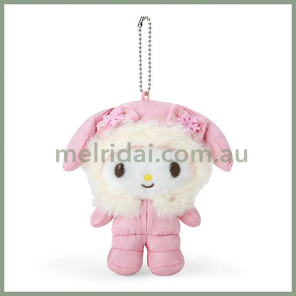 Sanrio | My Melody Plush Keychain Mascot Holder 9.5×7.5×12.5Cm (Fuwapuku Winter)