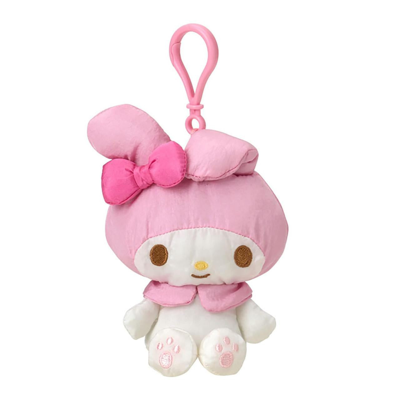 SANRIO | My Melody Mascot Holder Plush Keychain 10cm x 9cm x 12cm (Fluffy Kids/Fuwasha Kids)