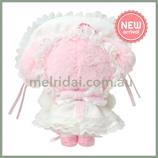 SANRIO | My Melody Plush Mascot Holder Keychain Bag Charm 125×80×150mm (White Frill Design)