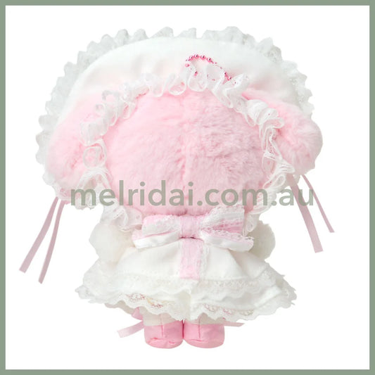 SANRIO | My Melody Plush Mascot Holder Keychain Bag Charm 125×80×150mm (White Frill Design)