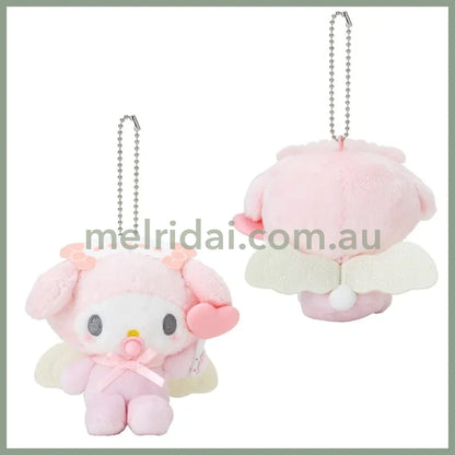 Sanrio | My Melody Plush Mascot Holder Keychain W12×D5.5×H12Cm (Baby Angel)