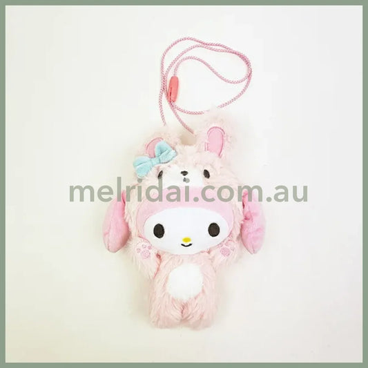 SANRIO | My Melody Plush Neck Pouch 128x200x70mm (Cheers Banzai Series)