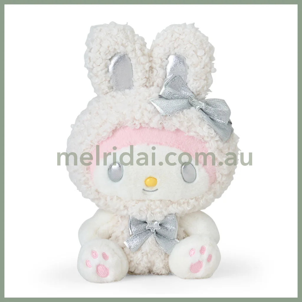 Sanrio | My Melody Plush Toy 16×11×24Cm (Fluffy Snow Rabbit)