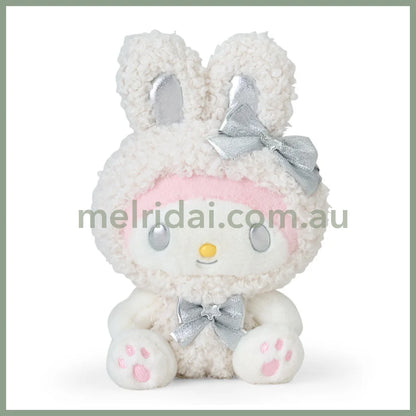 Sanrio | My Melody Plush Toy 16×11×24Cm (Fluffy Snow Rabbit)