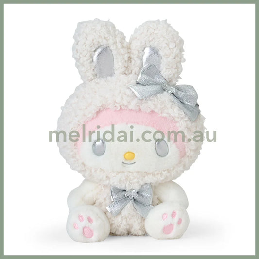 Sanrio | My Melody Plush Toy 16×11×24Cm (Fluffy Snow Rabbit)