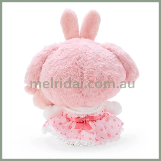 Sanrio | My Melody Plush Toy 23×12×26Cm (My Little Treasure) 日本三丽鸥 美乐蒂 毛绒玩偶/公仔（小羊必爱诺生日）