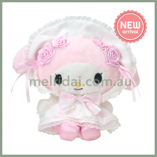 SANRIO | My Melody Plush Toy Plush Doll 170×110×180mm (White Frill Design)