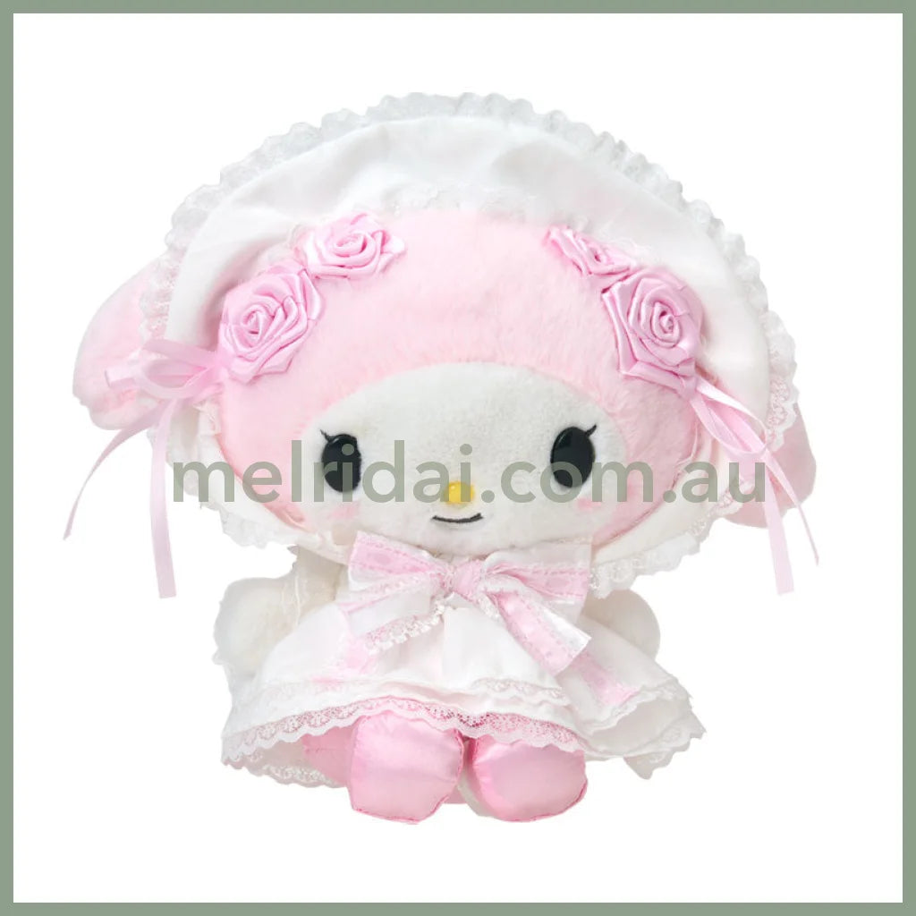 SANRIO | My Melody Plush Toy Plush Doll 170×110×180mm (White Frill Design)