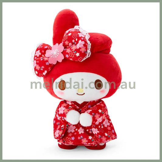 SANRIO | My Melody Plush Toy Plush Doll 170×110×260mm (Sakura Kimono Red)