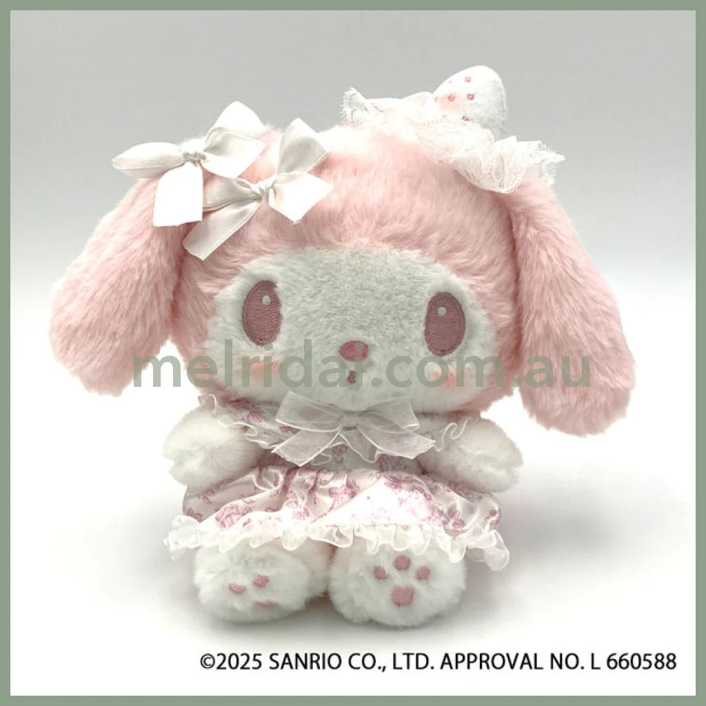 SANRIO | My Melody Plush Toy Plush Doll 220×95×170mm (White Strawberry Tea Time)