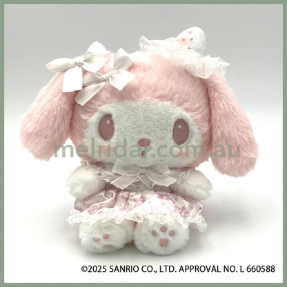 SANRIO | My Melody Plush Toy Plush Doll 220×95×170mm (White Strawberry Tea Time)