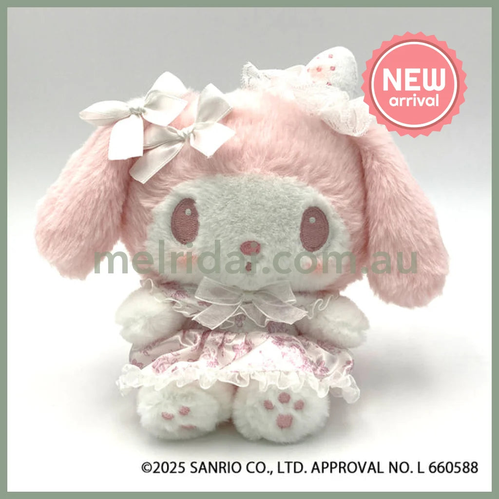 SANRIO | My Melody Plush Toy Plush Doll 220×95×170mm (White Strawberry Tea Time)