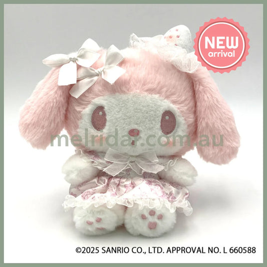 SANRIO | My Melody Plush Toy Plush Doll 220×95×170mm (White Strawberry Tea Time)