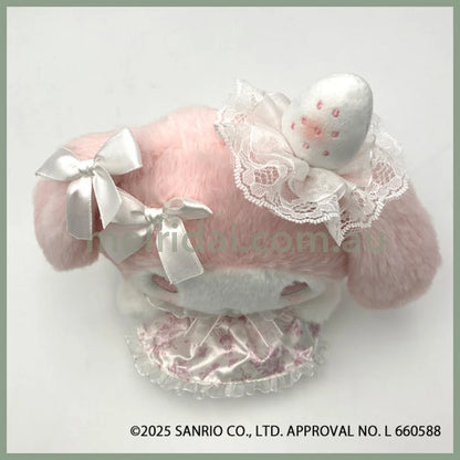 SANRIO | My Melody Plush Toy Plush Doll 220×95×170mm (White Strawberry Tea Time)