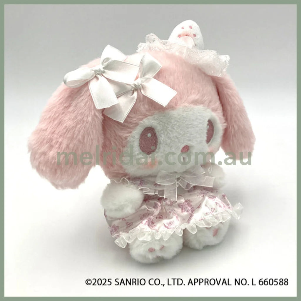 SANRIO | My Melody Plush Toy Plush Doll 220×95×170mm (White Strawberry Tea Time)