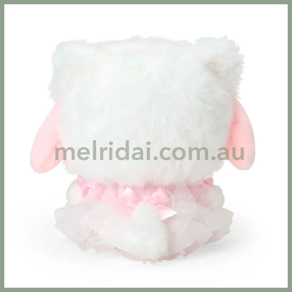 SANRIO | My Melody Plush Toy Doll 27.1 x 20.6 x 12cm (White Cat Ballerina)
