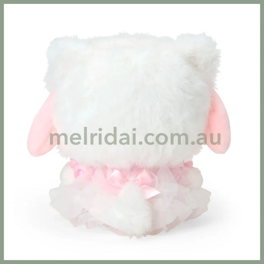 SANRIO | My Melody Plush Toy Doll 27.1 x 20.6 x 12cm (White Cat Ballerina)