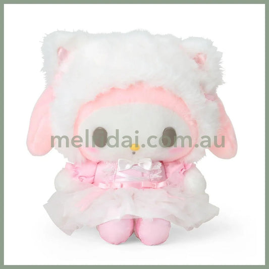 SANRIO | My Melody Plush Toy Doll 27.1 x 20.6 x 12cm (White Cat Ballerina)