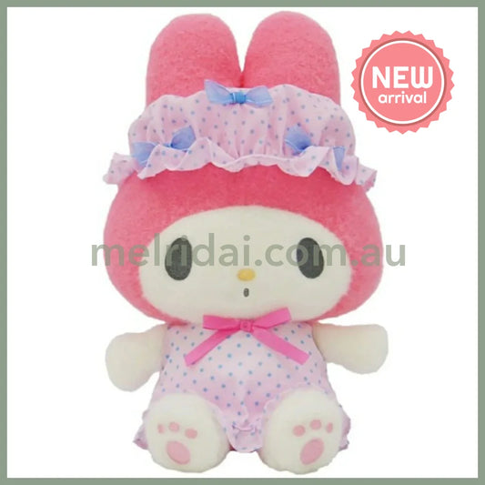 SANRIO | My Melody Plush Toy Plush Doll S H25×W22×D15cm (Nightcap Ribbon)