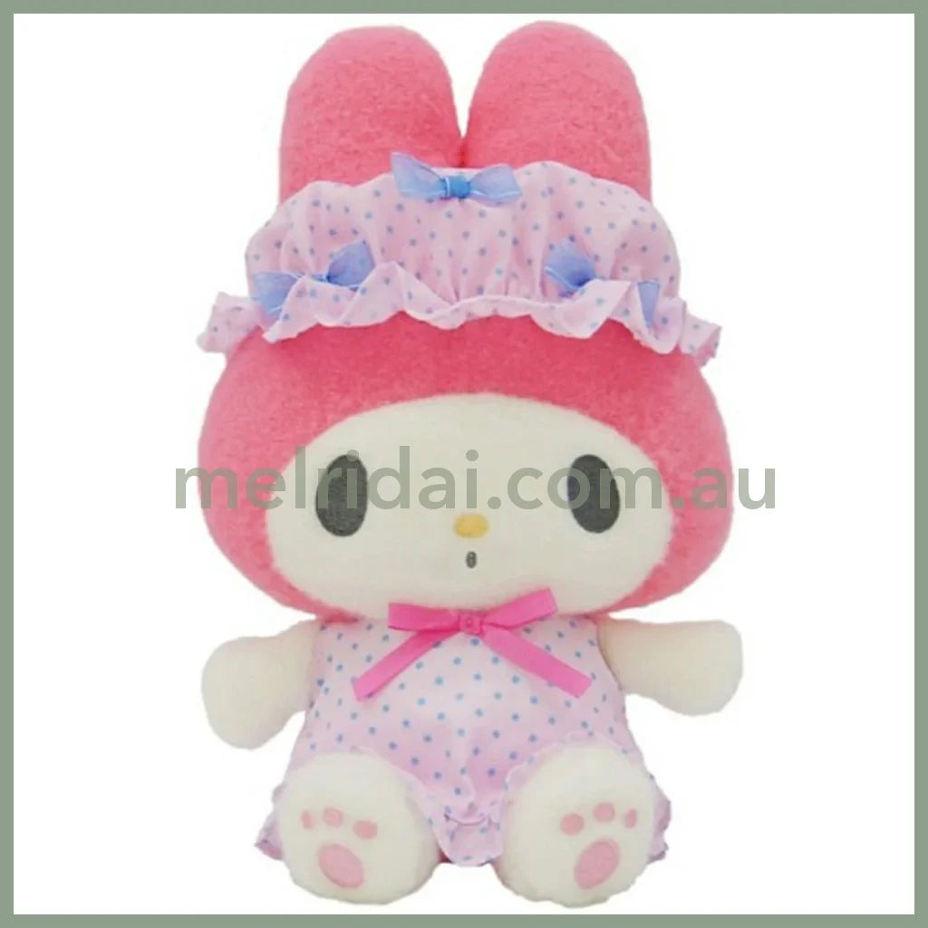 SANRIO | My Melody Plush Toy Plush Doll S H25×W22×D15cm (Nightcap Ribbon)