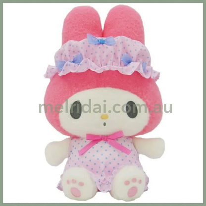 SANRIO | My Melody Plush Toy Plush Doll S H25×W22×D15cm (Nightcap Ribbon)