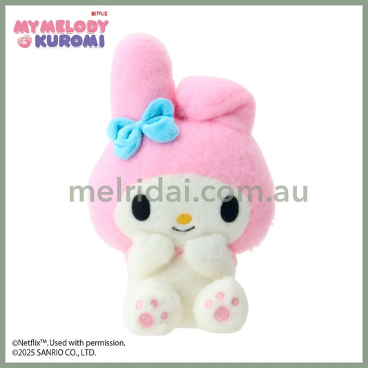 SANRIO | My Melody Plush Toy Plush Doll W15 x H10.5 x D25.5 cm (Netflix My Melody & Kuromi)