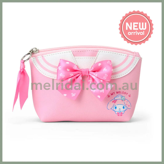 SANRIO | My Melody Pouch 17.7 x 17.1 x 6.0cm (Sailor Collar)