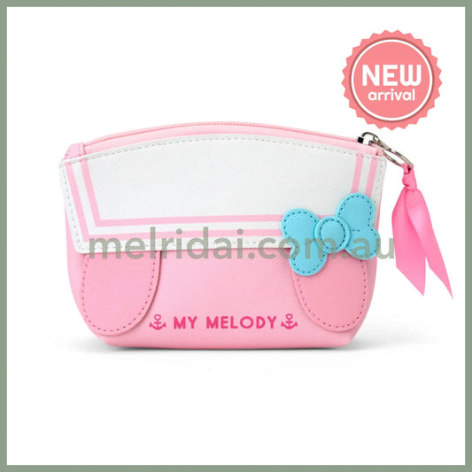 SANRIO | My Melody Pouch 17.7 x 17.1 x 6.0cm (Sailor Collar)