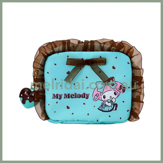 SANRIO | My Melody Pouch 19.4 x 14.0 x 5.2cm (Choco Mint Series)