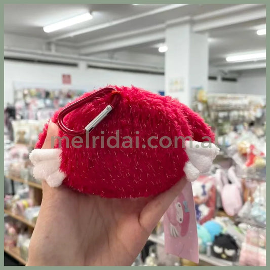 SANRIO | My Melody Red Mini Pouch with Carabiner H70×W148×D35mm (Angel and Devil Serie)