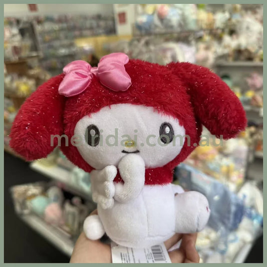 SANRIO | My Melody - Red Sitting Plush Toy Plush Doll 198×164×112mm (Angel and Devil Serie)