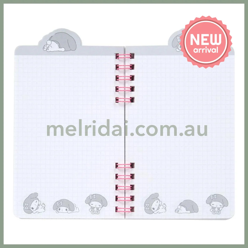 SANRIO | My Melody Ring Notebook 60 sheets 95×12×160mm