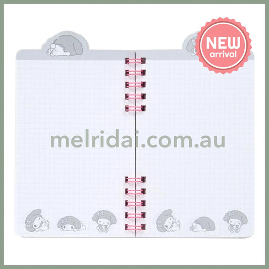 SANRIO | My Melody Ring Notebook 60 sheets 95×12×160mm