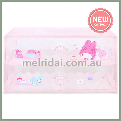 SANRIO | My Melody Stacking Chest Drawer 163×93×90mm (Relaxing)