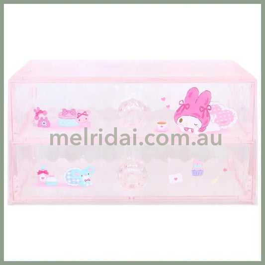 SANRIO | My Melody Stacking Chest Drawer 163×93×90mm (Relaxing)