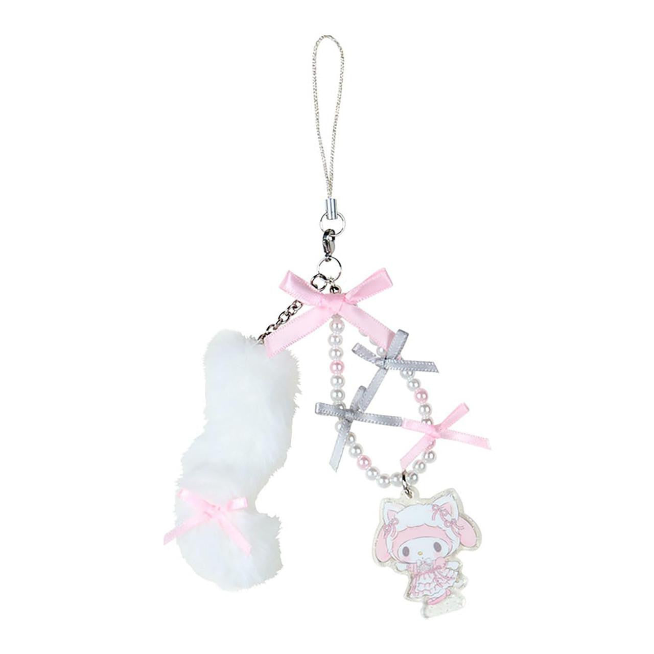 SANRIO | My Melody Phone Strap 18.2 x 9.8 x 2.2cm (White Cat Ballerina)